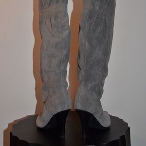 Kenneth Cole Reaction Boots Suede Gray Size 6.5